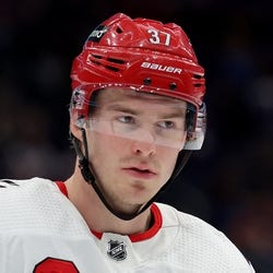 Andrei Svechnikov becomes first NHLer born in 2000s to score
