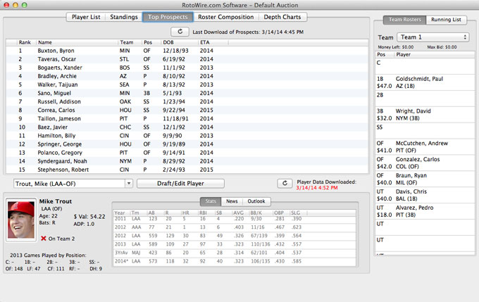 free roto baseball draft software free roto baseball draft software