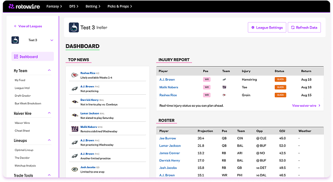 My Leagues Preview